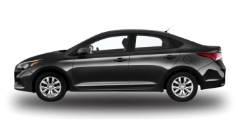 Hyundai Accent черного цвета напрокат Аренда Hyundai Accent